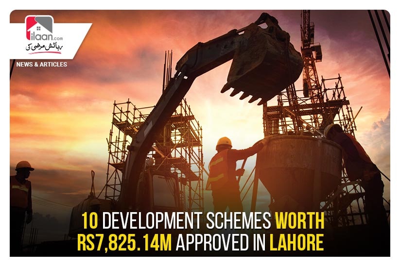 10 development schemes worth Rs7,825.14m approved in Lahore