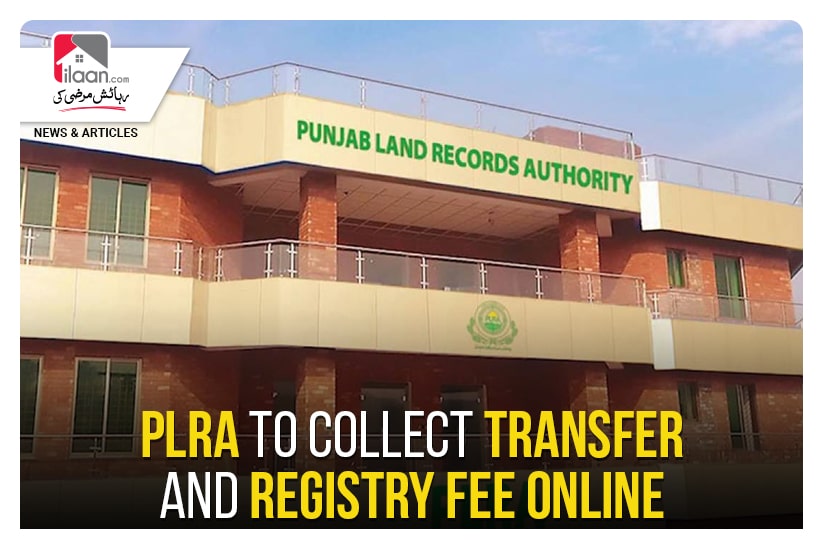 PLRA to collect transfer and registry fee online