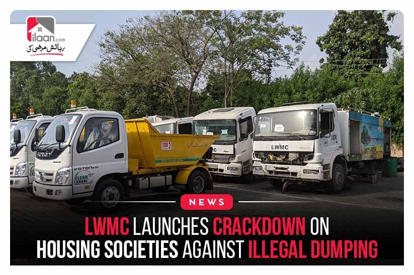 LWMC Launches Crackdown on Housing Societies Against Illegal Dumping