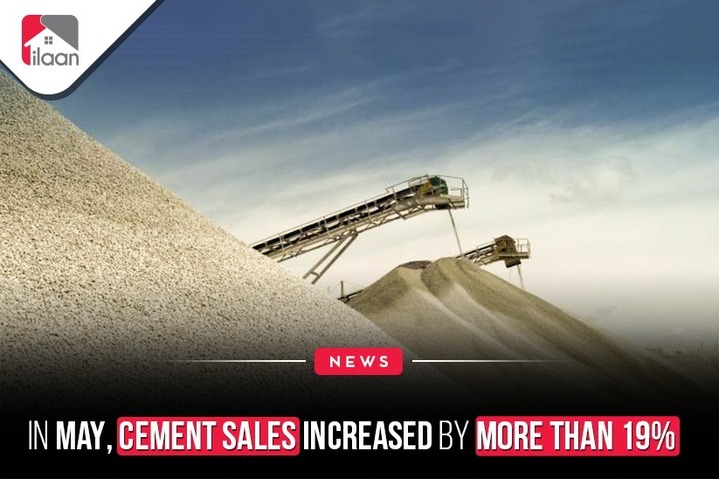 In May, cement sales increased by more than 19%