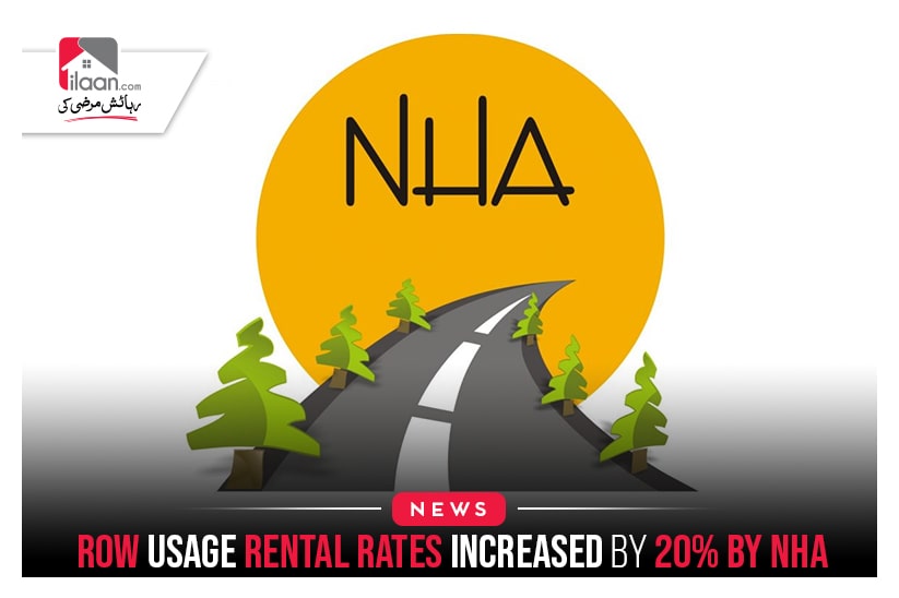 ROW Usage Rental Rates Increased By 20% By NHA
