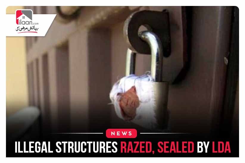Illegal structures razed, sealed by LDA
