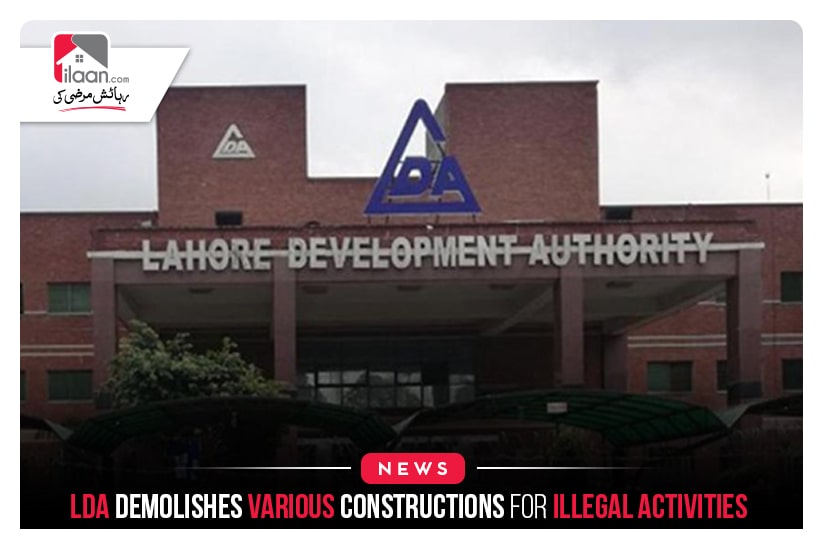 LDA demolishes various constructions for illegal activities