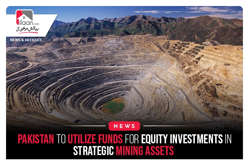 Pakistan To Utilize Funds For Equity Investments in Strategic Mining Assets