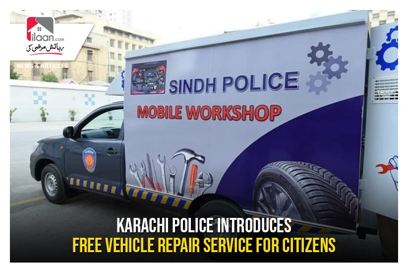Karachi Police introduces Free Vehicle Repair Service for Citizens