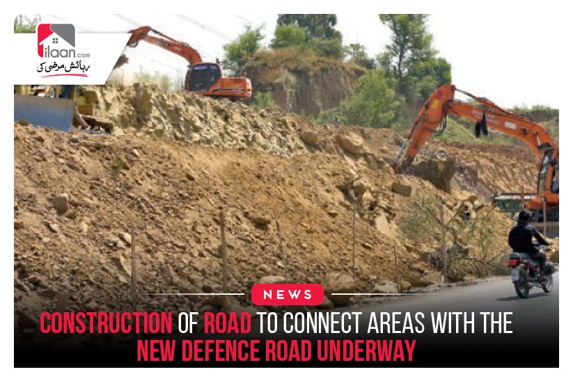 Construction of road to connect areas with the new defence road underway