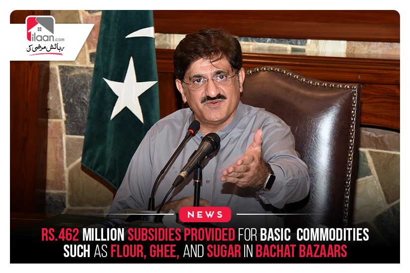 Rs.462 Million Subsidies Provided For Basic Commodities Such As Flour, Ghee, And Sugar In Bachat Bazaars