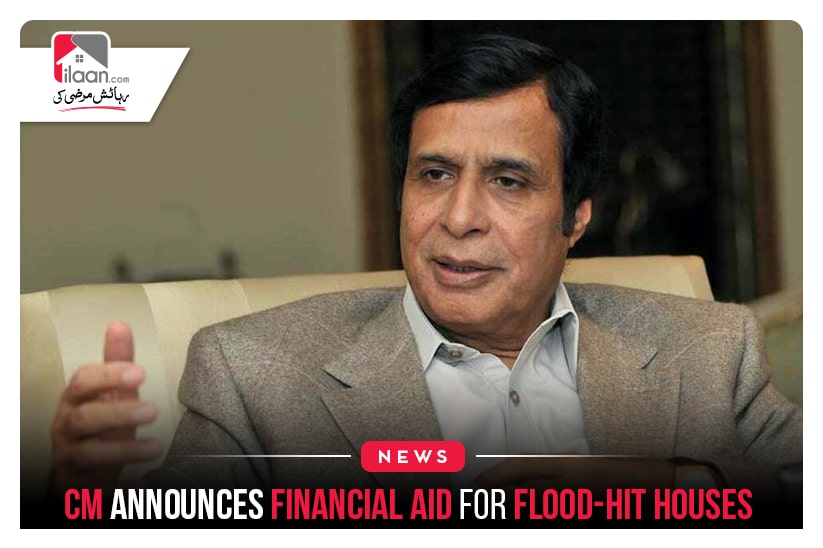 CM announces financial aid for flood-hit houses
