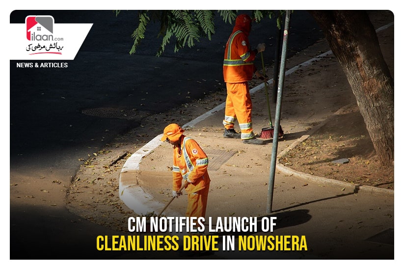CM notifies launch of cleanliness drive in Nowshera