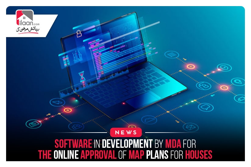 Software in development by MDA for the online approval of map plans for houses
