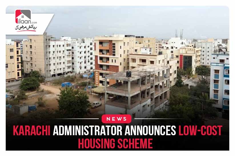 Karachi administrator announces low-cost housing scheme