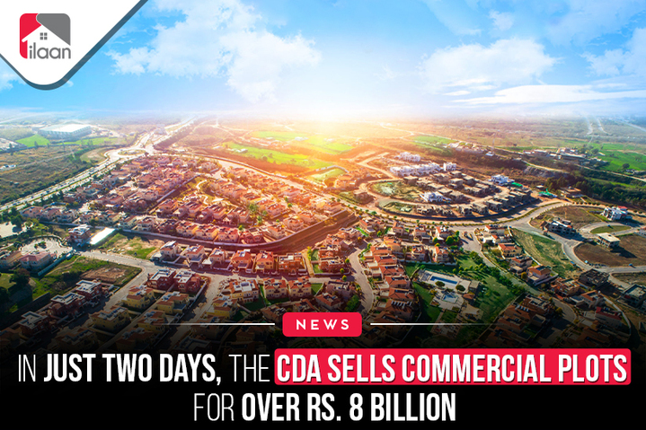 In just two days, the CDA sells  commercial plots for over Rs. 8  billion