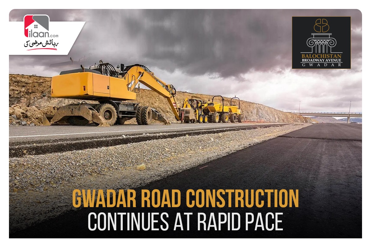 Balochistan Broadway Road Construction Continues at Rapid Pace