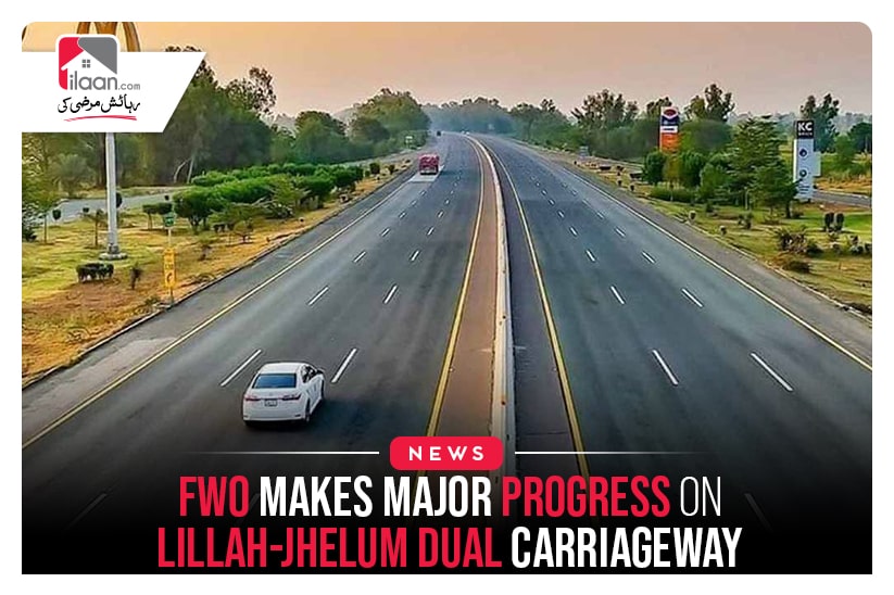 FWO makes major progress on Lillah-Jhelum dual carriageway