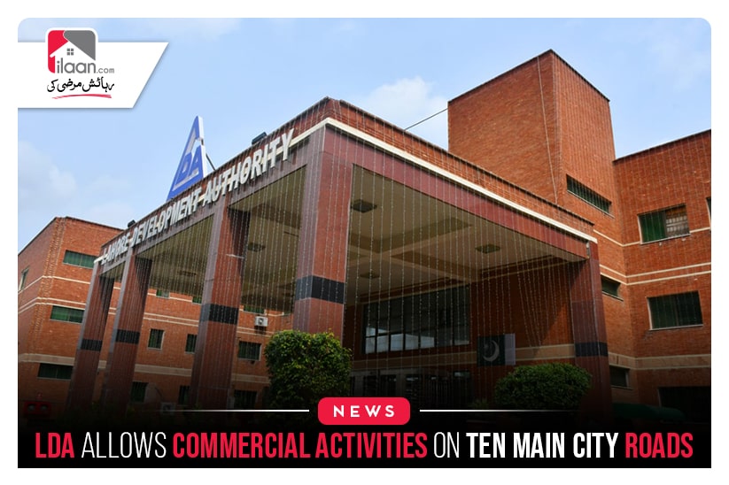 LDA allows commercial activities on ten main City roads