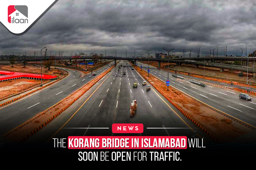 The Korang Bridge in Islamabad  will soon be open for traffic