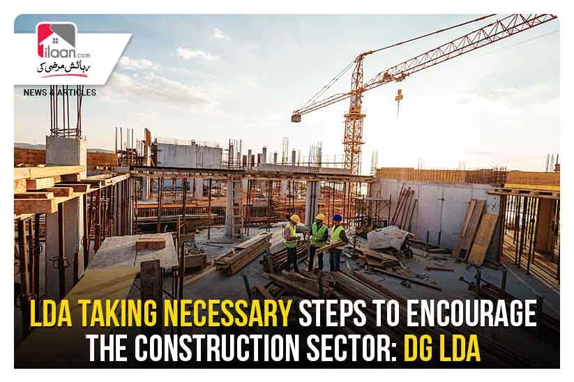LDA taking necessary steps to encourage the construction sector: DG LDA