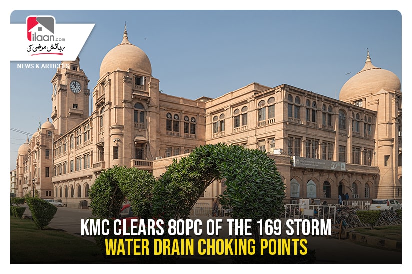 KMC clears 80pc of the 169 storm water drain choking points