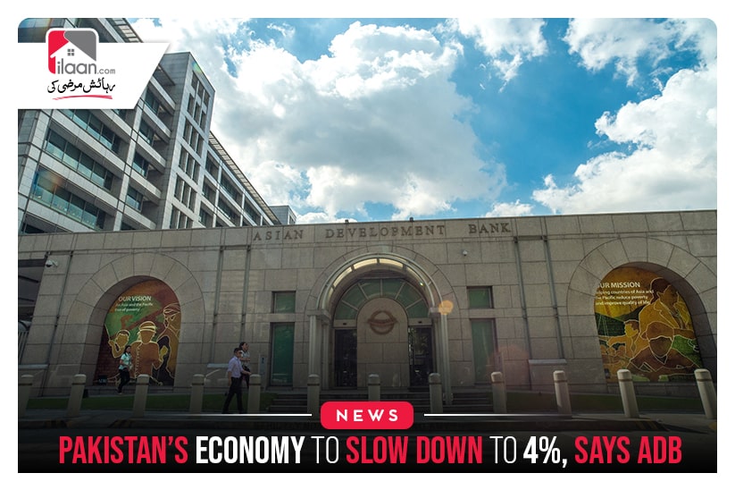 Pakistan’s Economy To slow Down To 4%, Says ADB