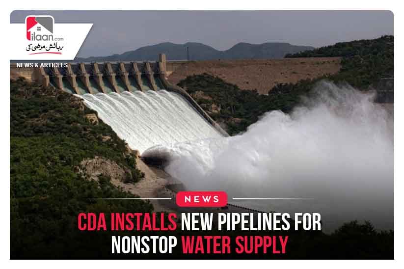 CDA installs new pipelines for nonstop water supply
