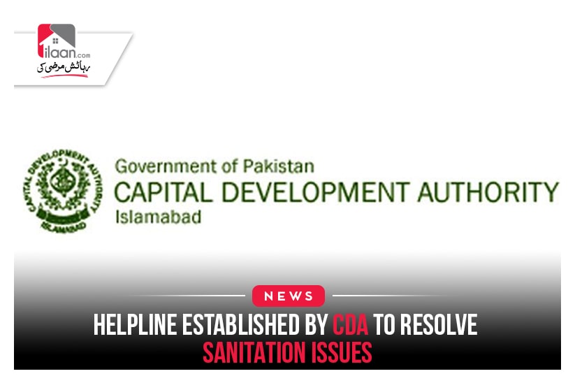 Helpline established by CDA to resolve sanitation issues