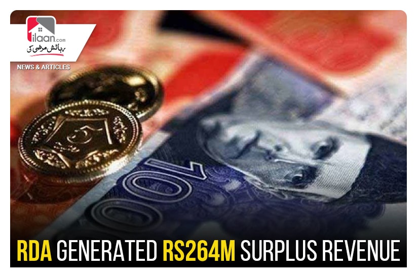 RDA generated Rs264m surplus revenue