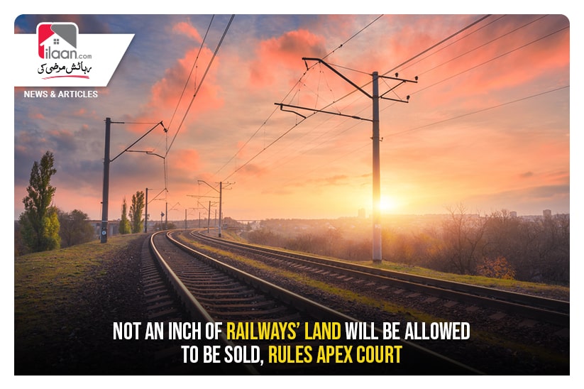 Not an inch of railways’ land will be allowed to be sold, rules Apex Court