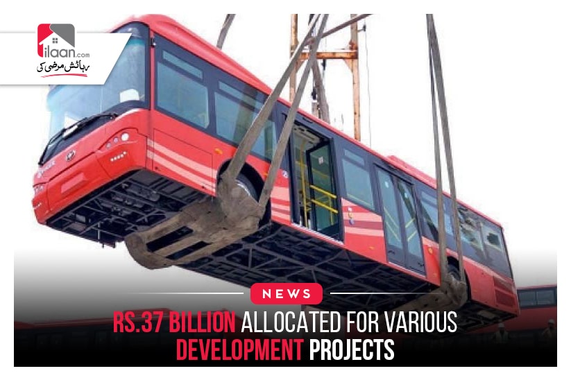 Rs.37 billion allocated for various development projects