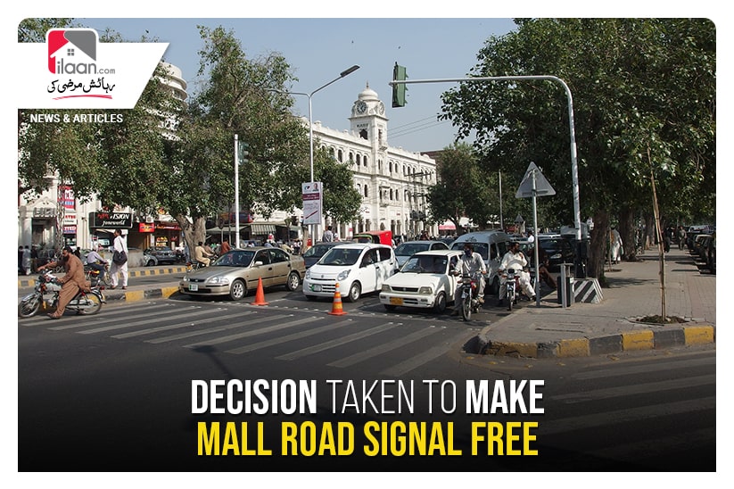 Decision taken to make Mall Road signal free