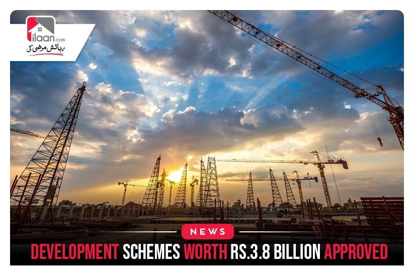 Development schemes worth Rs.3.8 billion approved