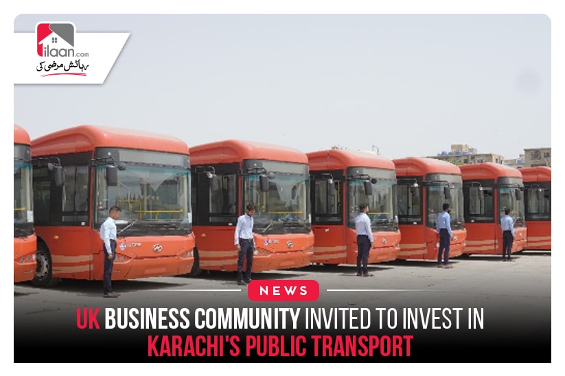 UK business community invited to invest in Karachi's public transport