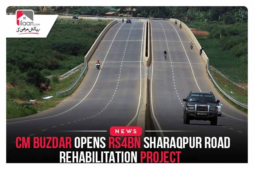 CM Buzdar opens Rs4bn Sharaqpur Road rehabilitation project