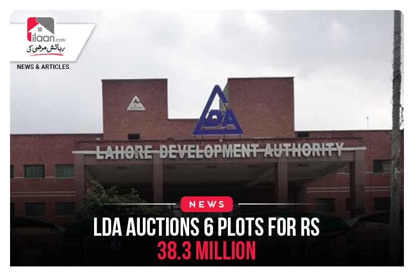 LDA Auctions 6 Plots For Rs 38.3 Million