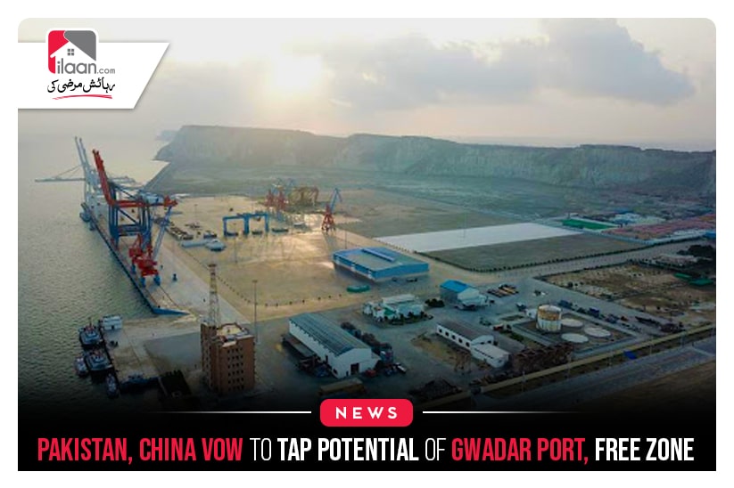 Pakistan, China vow to tap potential of Gwadar port, free zone