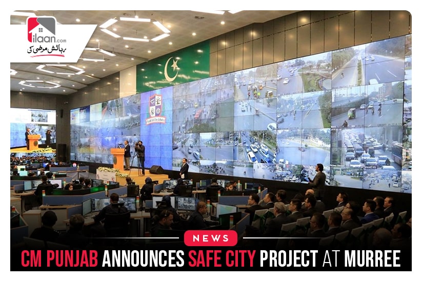 CM Punjab announces safe city project at Murree