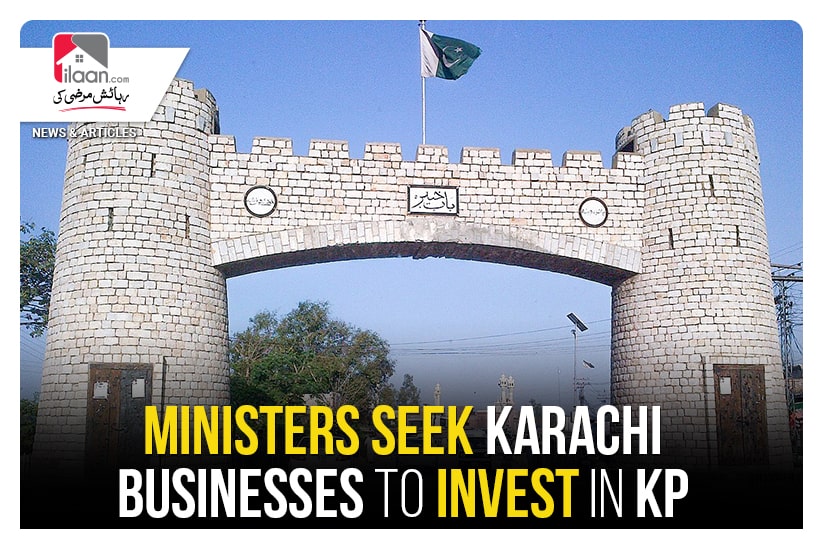 Ministers seek Karachi businesses to invest in KP