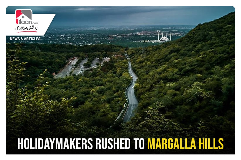 Holidaymakers rushed to Margalla Hills