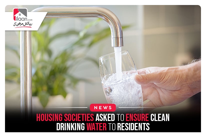 Housing societies asked to ensure clean drinking water to residents