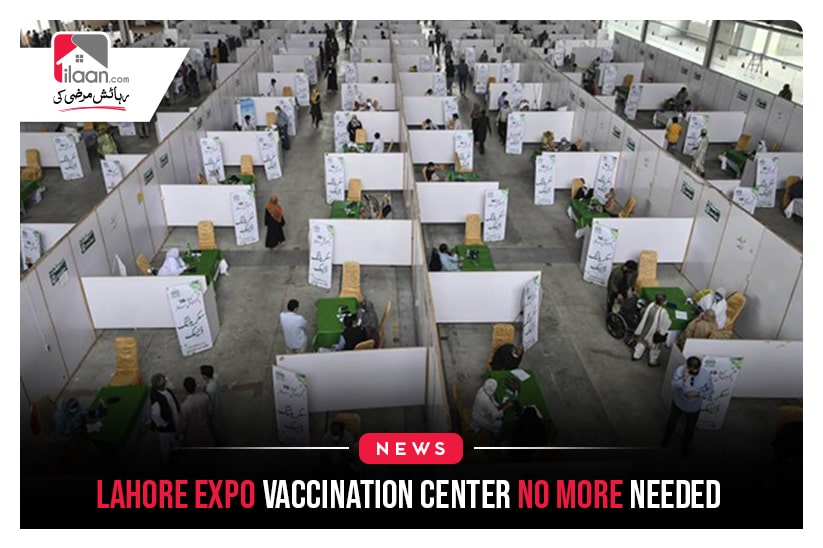 Lahore Expo vaccinating center no more needed