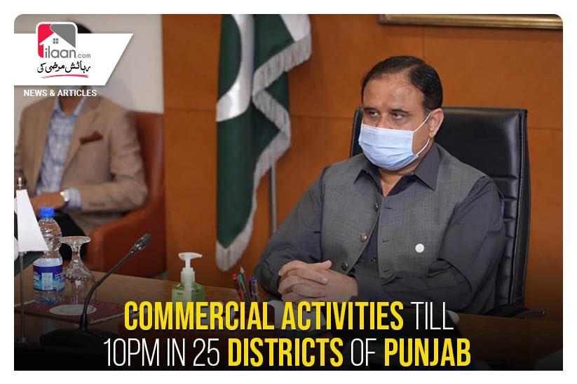 Commercial activities till 10pm in 25 districts of Punjab