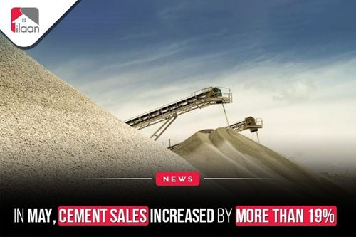 In May, cement sales increased by more than 19%