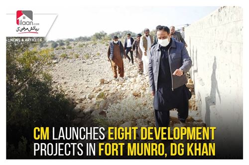 CM launches eight development projects in Fort Munro, DG Khan