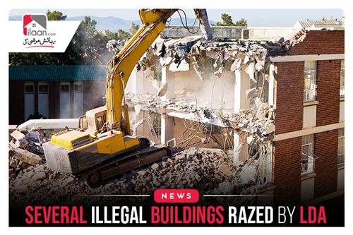 Several illegal buildings razed by LDA