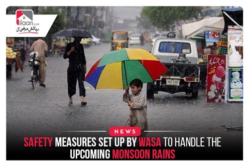 Safety measures set up by WASA to handle the upcoming Monsoon rains