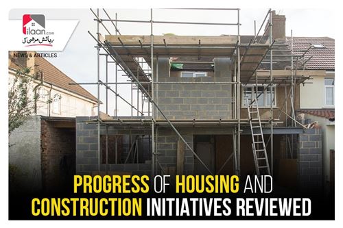 Progress of housing and construction initiatives reviewed