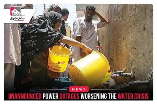 Unannounced power outages worsening the water crisis