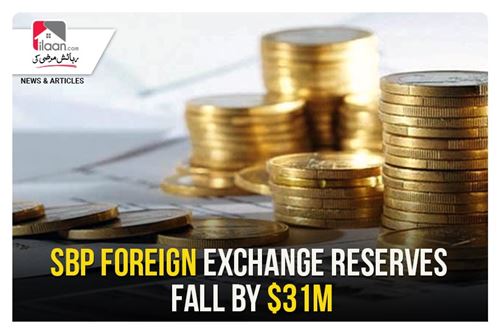 SBP foreign exchange reserves fall by $31m