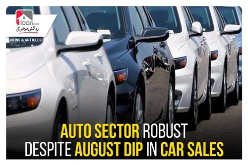 Auto sector robust despite August dip in car sales