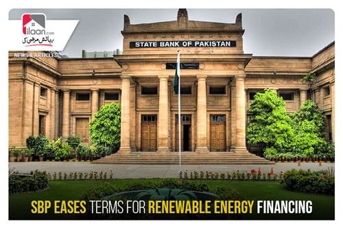 SBP eases terms for renewable energy financing