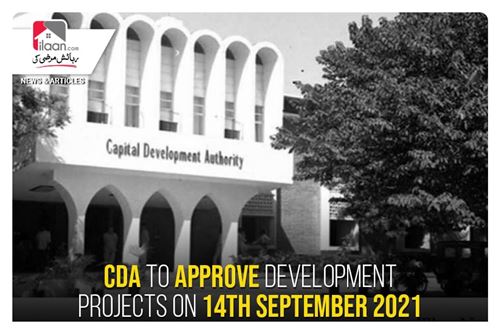 CDA to approve development projects on 14th September 2021